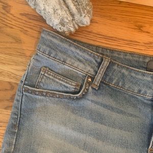 Zara Shorts - Zara Stretch Denim Studded Jean Shorts Zara Shorts - Zara Stretch Denim Studded Jean Shorts